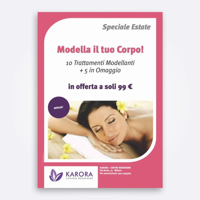 Volantino Pubblicitario A5 - Modello 1