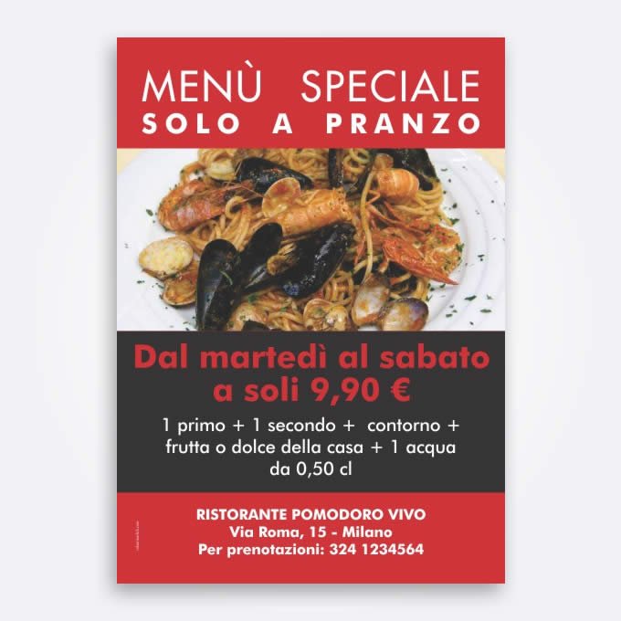Volantino Pubblicitario A5 - Modello 4